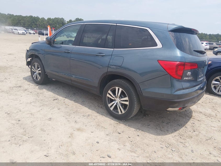 Vin: 5fnyf6h5xjb013751, lot: 46254274, honda pilot ex-l 20183