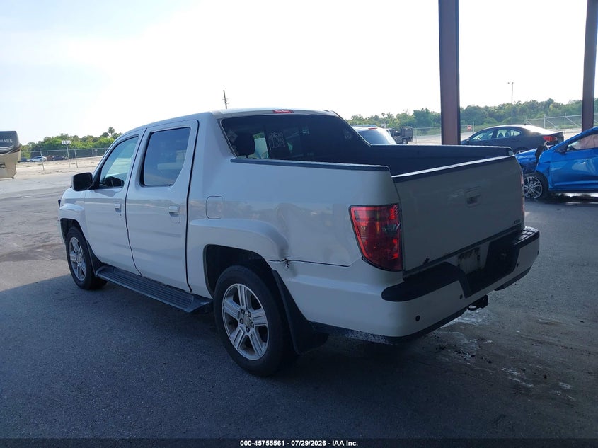 Vin: 5fpyk1f54ab001233, lot: 46254283, honda ridgeline rtl 20103