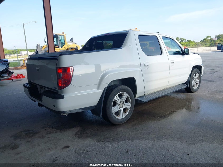 Vin: 5fpyk1f54ab001233, lot: 46254283, honda ridgeline rtl 20104