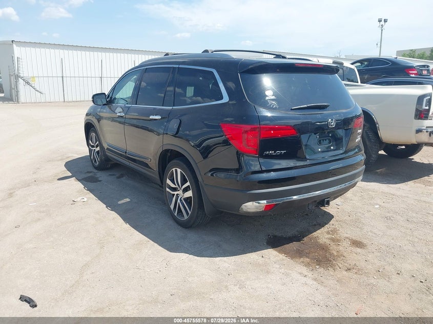 Vin: 5fnyf6h08jb011940, lot: 46254300, honda pilot elite 20183