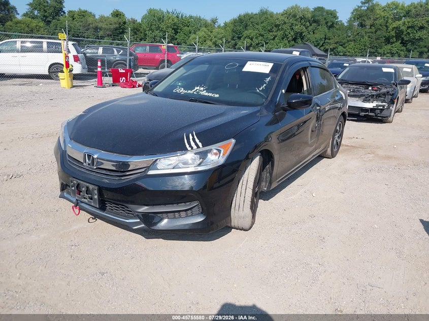 Vin: 1hgcr2f30ha185822, lot: 46254302, honda accord lx 20172