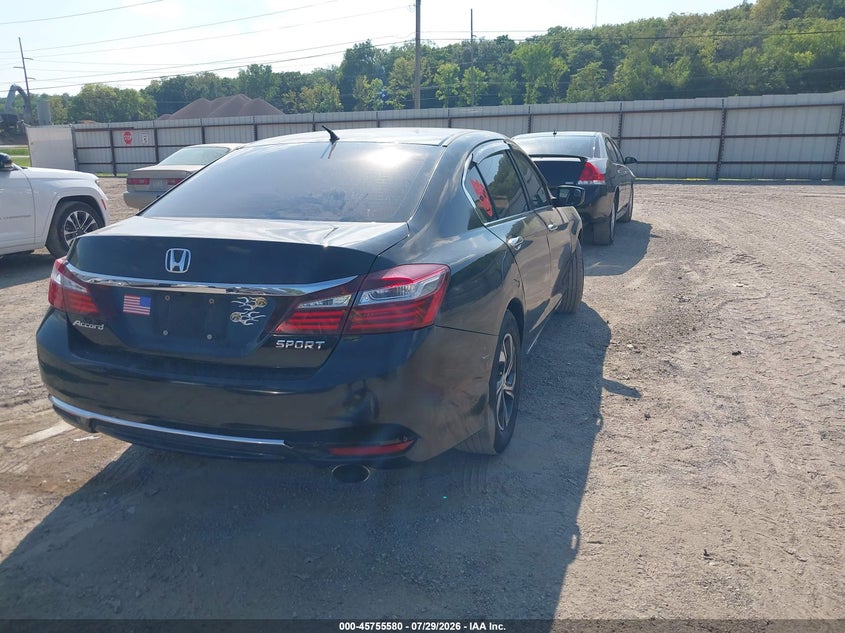Vin: 1hgcr2f30ha185822, lot: 46254302, honda accord lx 20174