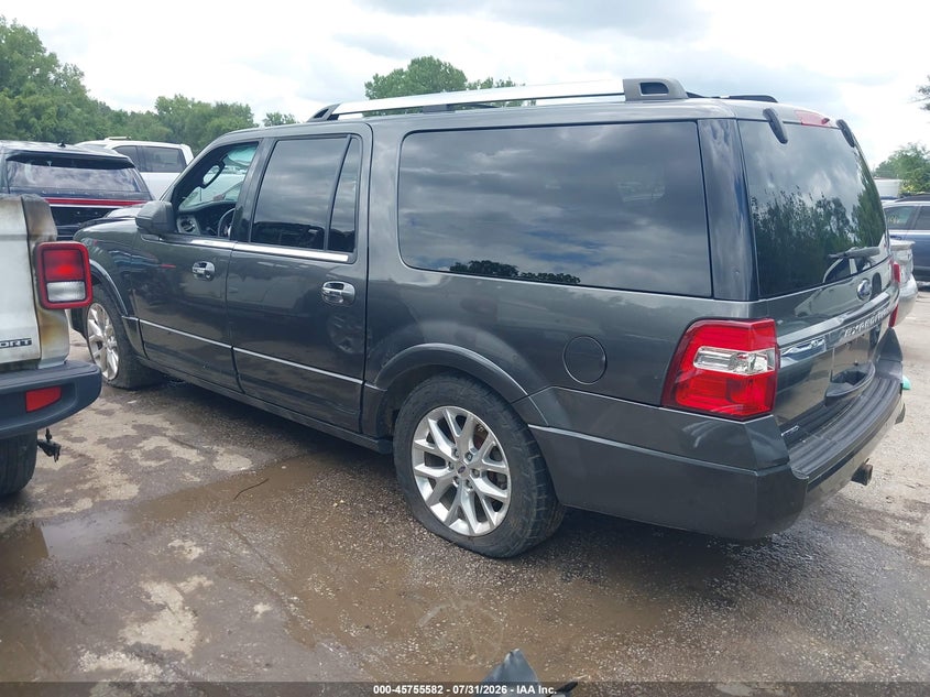 Vin: 1fmjk2at9gef18359, lot: 46254304, ford expedition el limited 20163