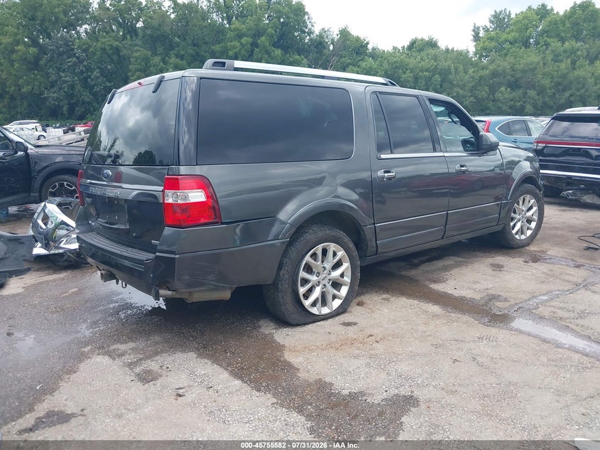Vin: 1fmjk2at9gef18359, lot: 46254304, ford expedition el limited 20164