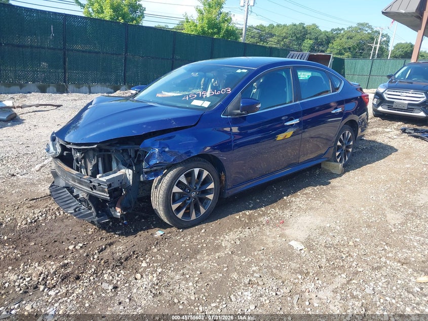 Vin: 3n1ab7ap3jy267811, lot: 46254325, nissan sentra sr 20182