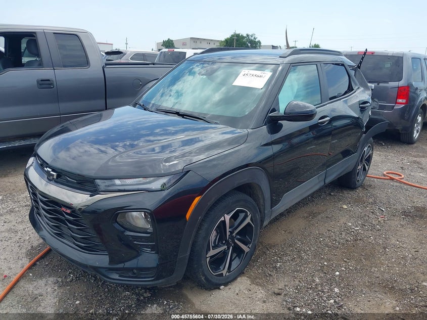 Vin: kl79mtsl4pb087577, lot: 46254326, chevrolet trailblazer fwd rs 20232