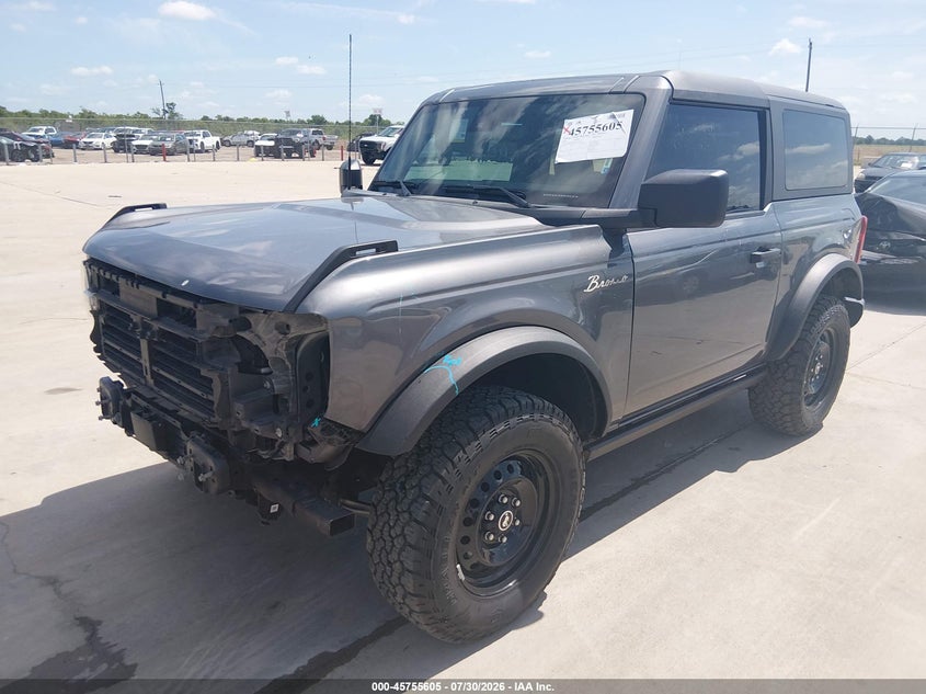 Vin: 1fmde5ch1mla72343, lot: 46254327, ford bronco black diamond 20212
