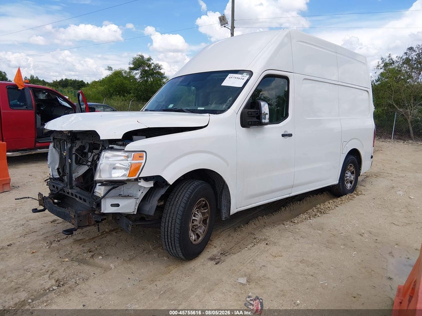 Vin: 1n6af0ly0jn812579, lot: 46254337, nissan nv cargo nv2500 hd sv v8 20182