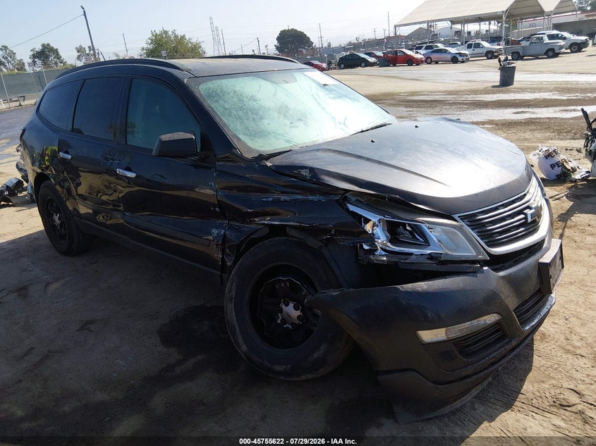 Vin: 1gnkrfed0hj303385, lot: 46254344, chevrolet traverse ls 2017 img_1