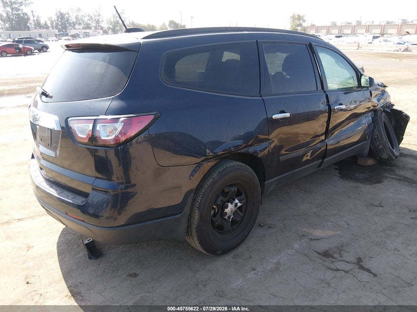Vin: 1gnkrfed0hj303385, lot: 46254344, chevrolet traverse ls 20174
