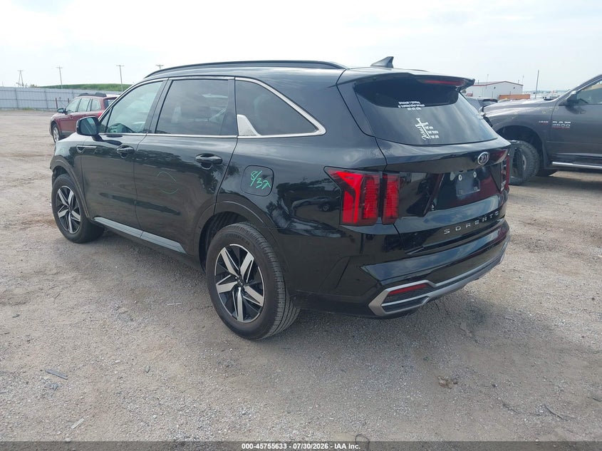 Vin: 5xyrh4lf9mg035112, lot: 46254355, kia sorento ex 20213