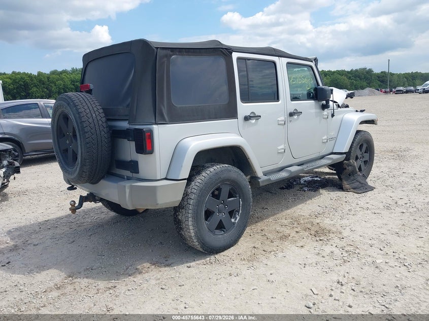 Vin: 1j4ba5h14bl512324, lot: 46254365, jeep wrangler unlimited sahara 20114