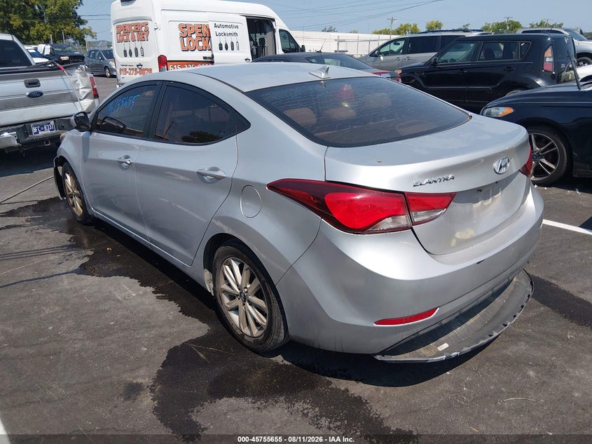 2014 HYUNDAI ELANTRA auction photo 3