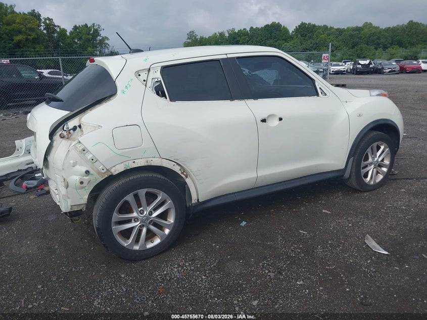 Vin: jn8af5mv9ct121896, lot: 46254392, nissan juke sv 20124