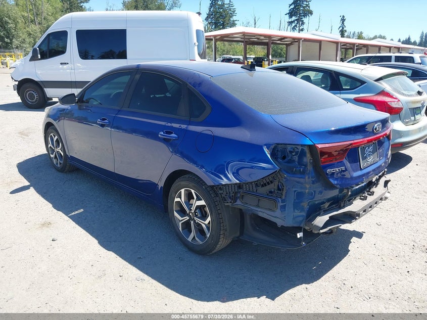 Vin: 3kpf24adxle205107, lot: 46254401, kia forte lxs 20203