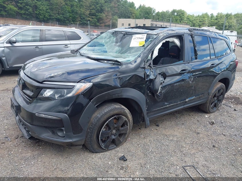 Vin: 5fnyf6h89nb098159, lot: 46254404, honda pilot awd trailsport 20222