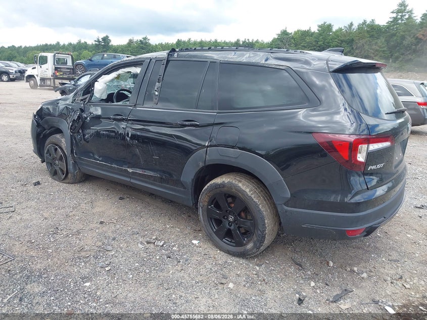 Vin: 5fnyf6h89nb098159, lot: 46254404, honda pilot awd trailsport 20223