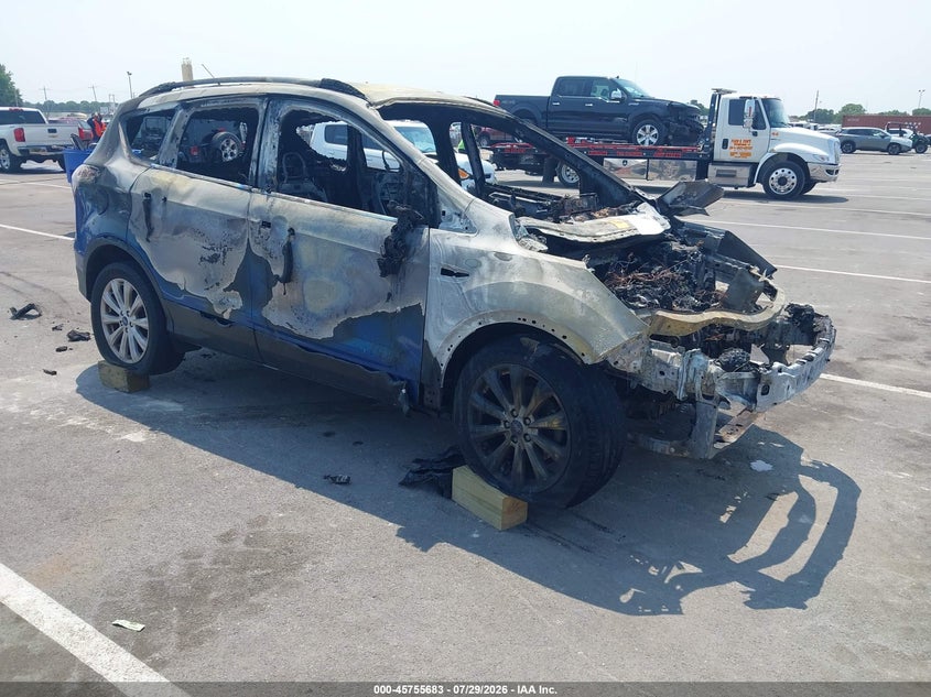 Vin: 1fmcu0jd6hue33678, lot: 46254405, ford escape titanium 2017 img_1