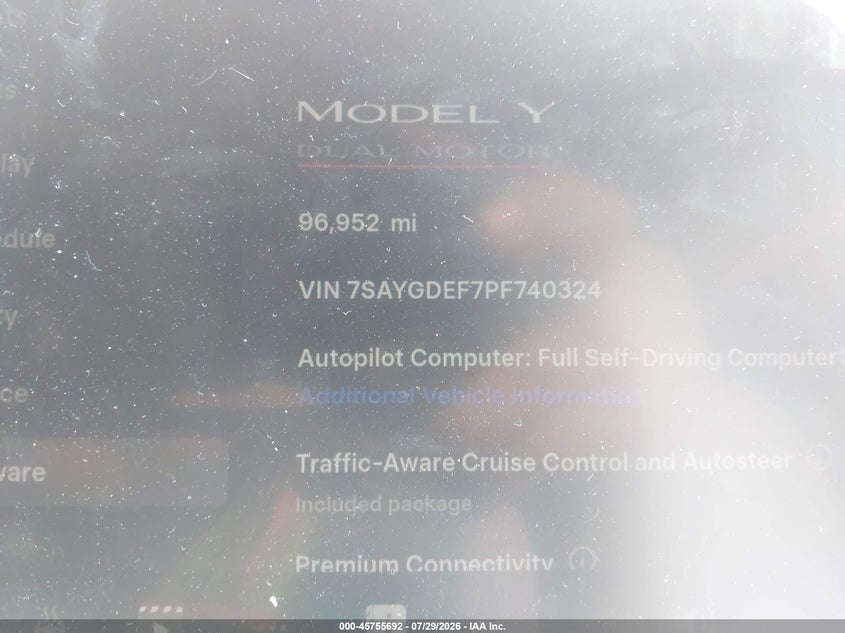 2023 TESLA MODEL Y SPORT UTILITY VEHICLE ELECTRIC