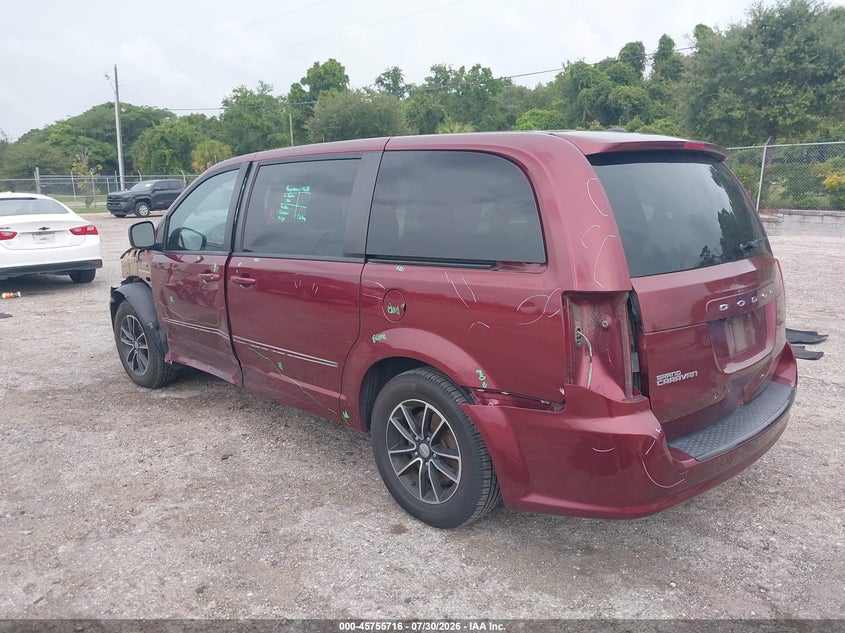 Vin: 2c4rdgcg1hr726304, lot: 46254437, dodge grand caravan sxt 20173