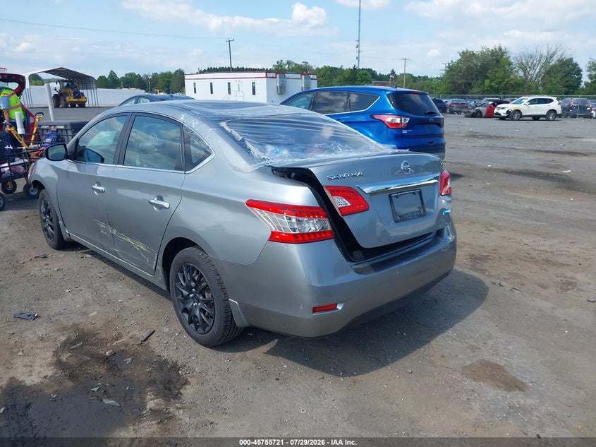 Vin: 3n1ab7ap5ey249400, lot: 46254442, nissan sentra fe+ s/fe+ sv/s/sl/sr/sv 20143