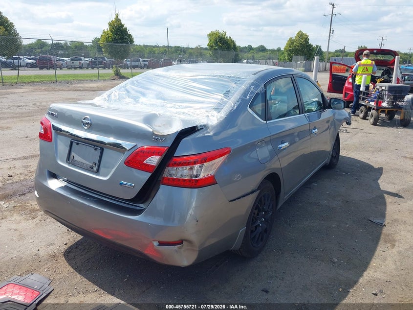Vin: 3n1ab7ap5ey249400, lot: 46254442, nissan sentra fe+ s/fe+ sv/s/sl/sr/sv 20144