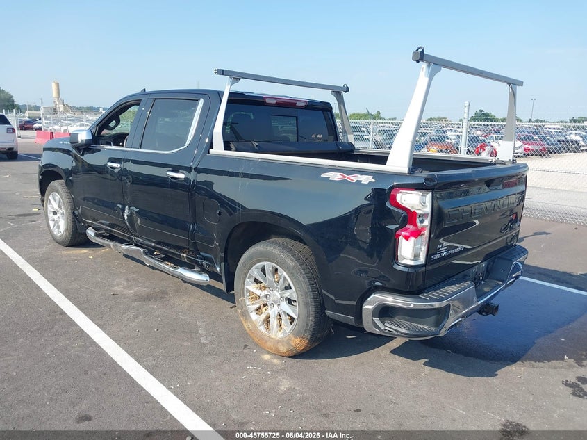 Vin: 1gcuygel5mz201061, lot: 46254447, chevrolet silverado 1500 4wd  short bed ltz 20213