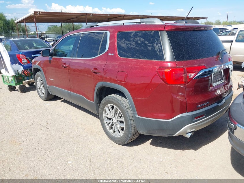 Vin: 1gkknlls8jz224689, lot: 46254453, gmc acadia sle-2 20183