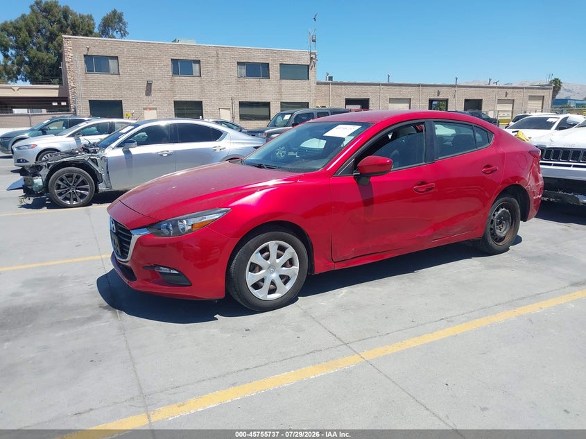 Vin: 3mzbn1u71hm151720, lot: 46254459, mazda mazda3 sport 20172
