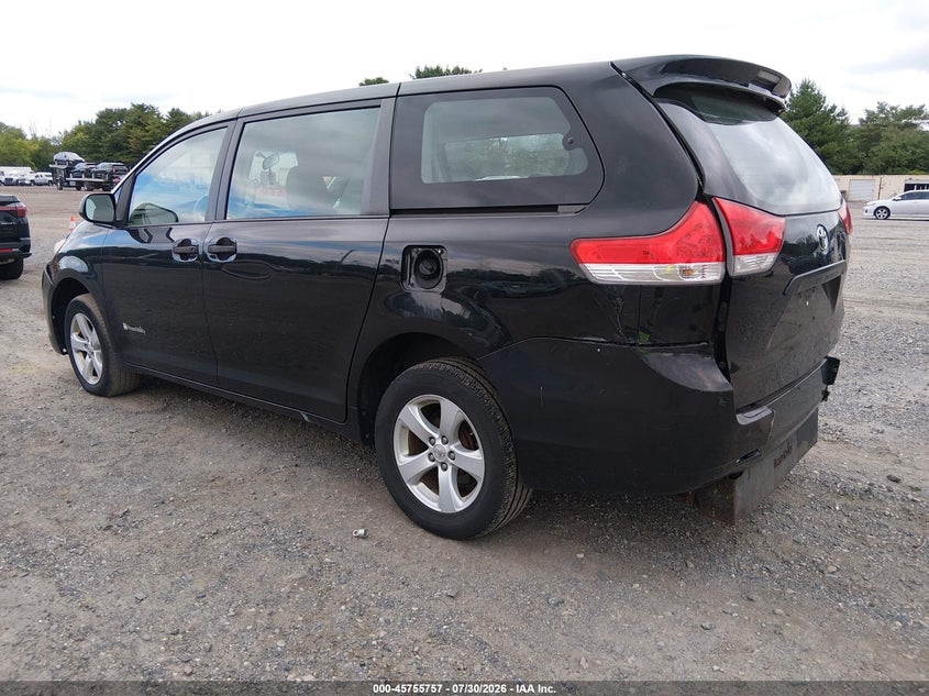 Vin: 5tdzk3dc7es506937, lot: 46254479, toyota sienna l v6 7 passenger 20143