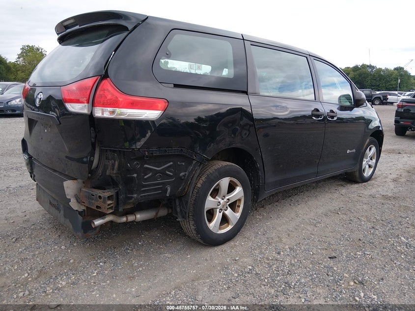 Vin: 5tdzk3dc7es506937, lot: 46254479, toyota sienna l v6 7 passenger 20144