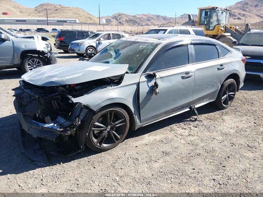Vin: 2hgfe1e50sh471779, lot: 46254483, honda civic si base w/high performance summer tires/ 20252