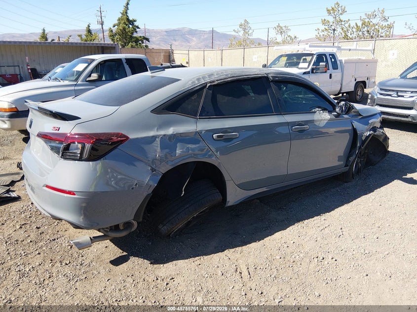 Vin: 2hgfe1e50sh471779, lot: 46254483, honda civic si base w/high performance summer tires/ 20254