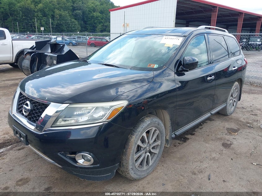 Vin: 5n1ar2mm7gc637300, lot: 46254493, nissan pathfinder sv 20162