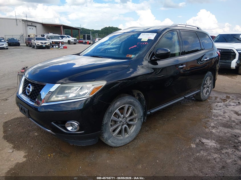 Vin: 5n1ar2mm7gc637300, lot: 46254493, nissan pathfinder sv 20162