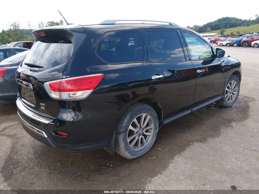 Vin: 5n1ar2mm7gc637300, lot: 46254493, nissan pathfinder sv 20164