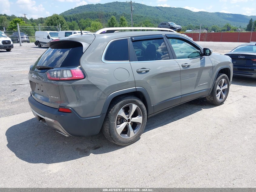 Vin: 1c4pjmdx9kd376170, lot: 46254503, jeep cherokee limited 4x4 20194