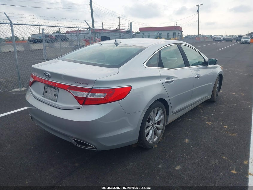 Vin: kmhfh4jg8ea369353, lot: 46254509, hyundai azera limited 20144