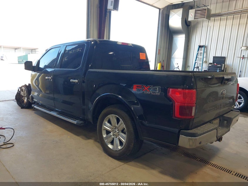 Vin: 1ftew1e41kfa14916, lot: 46254534, ford f-150 lariat 20193
