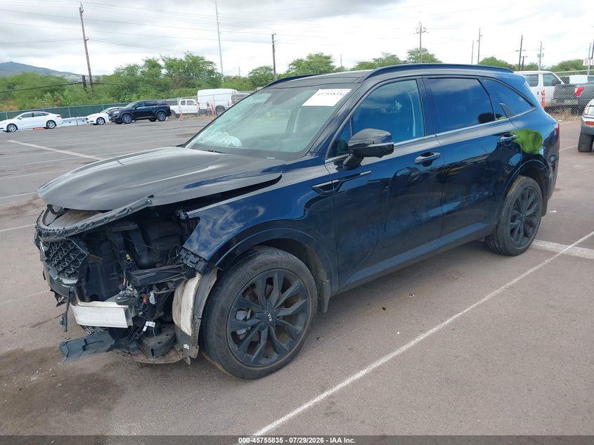 Vin: 5xyrk4lfxmg036304, lot: 46254557, kia sorento sx prestige 20212