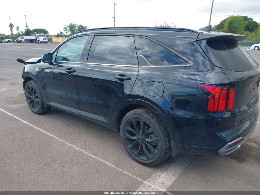 Vin: 5xyrk4lfxmg036304, lot: 46254557, kia sorento sx prestige 20213