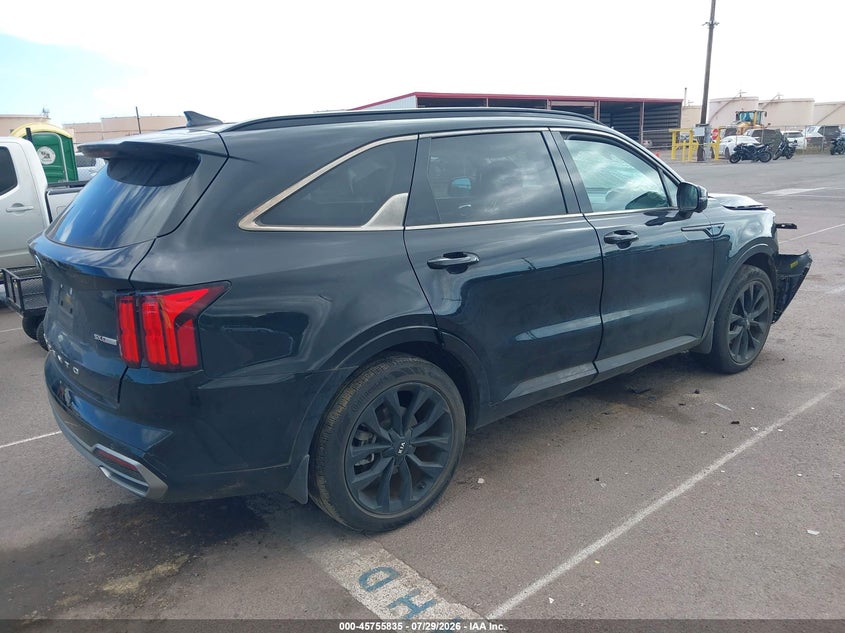 Vin: 5xyrk4lfxmg036304, lot: 46254557, kia sorento sx prestige 20214