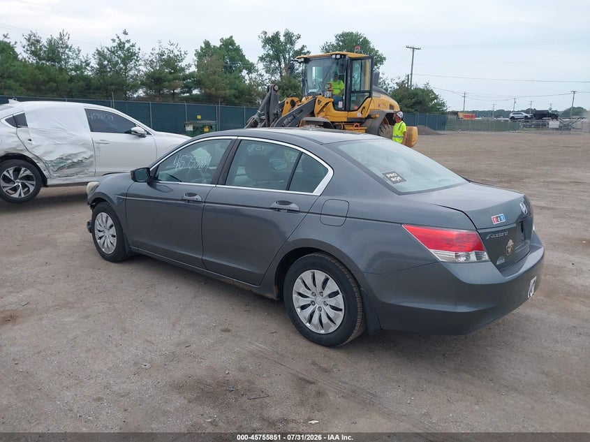 Vin: 1hgcp2f35aa192048, lot: 46254574, honda accord 2.4 lx 20103