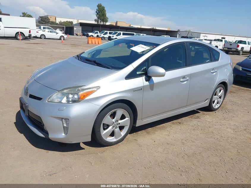 Vin: jtdkn3du4d5647986, lot: 46254592, toyota prius five 20132