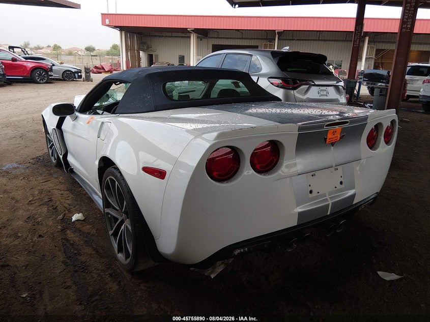 Vin: 1g1y73de0d5701399, lot: 46254612, chevrolet corvette 427 20133