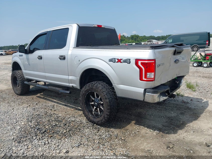 Vin: 1ftew1e83gfb99805, lot: 46254629, ford f-150 xlt 20163