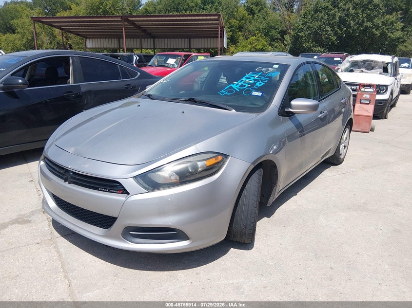 Vin: 1c3cdfbb4fd319930, lot: 46254635, dodge dart sxt 20152