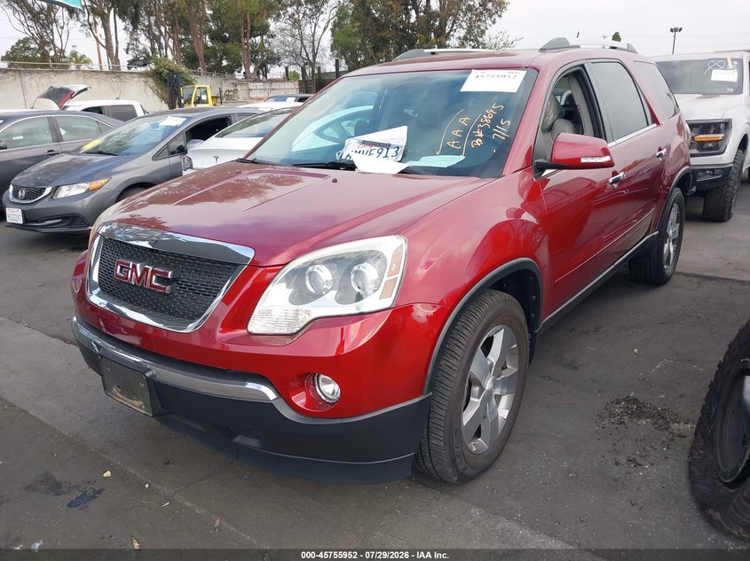 Vin: 1gklrmed7aj254777, lot: 46254674, gmc acadia slt-1 20102