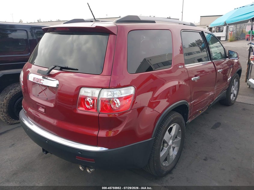 Vin: 1gklrmed7aj254777, lot: 46254674, gmc acadia slt-1 20104