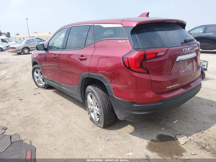 Vin: 3gkalmev7jl367011, lot: 46254687, gmc terrain sle 20183